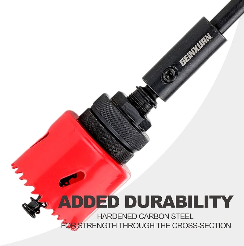 GEINXURN Tools Hole Saw Extension Chuck, 10-Inch x 3/8-Inch Hex Shank Reducing Locking Impact Extension - Image 5